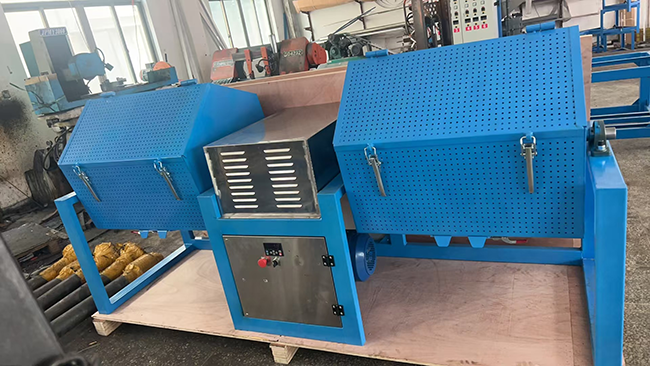 Eraser chamfering machine 