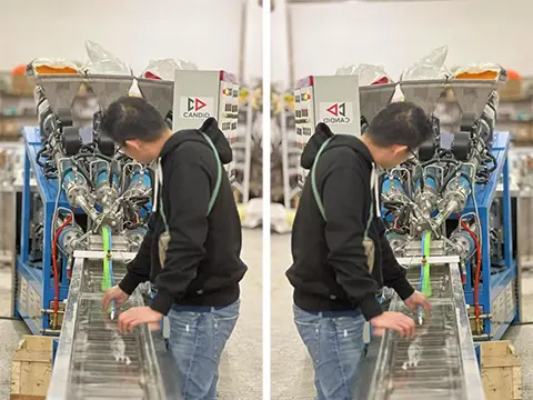 Inspection of the 6-color Eraser Production Line