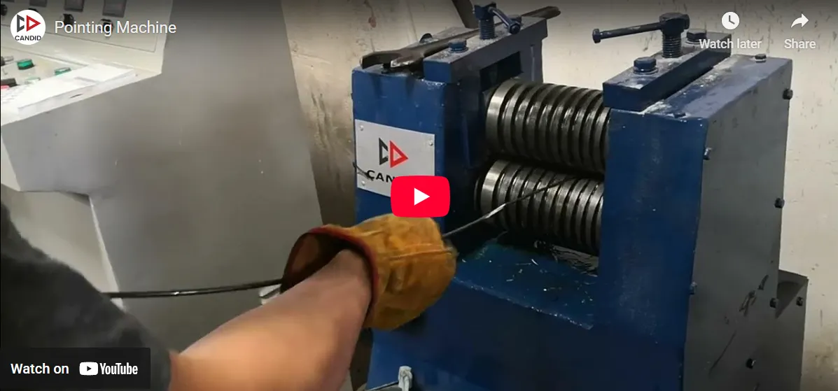 Video of Wire Pointing Machine