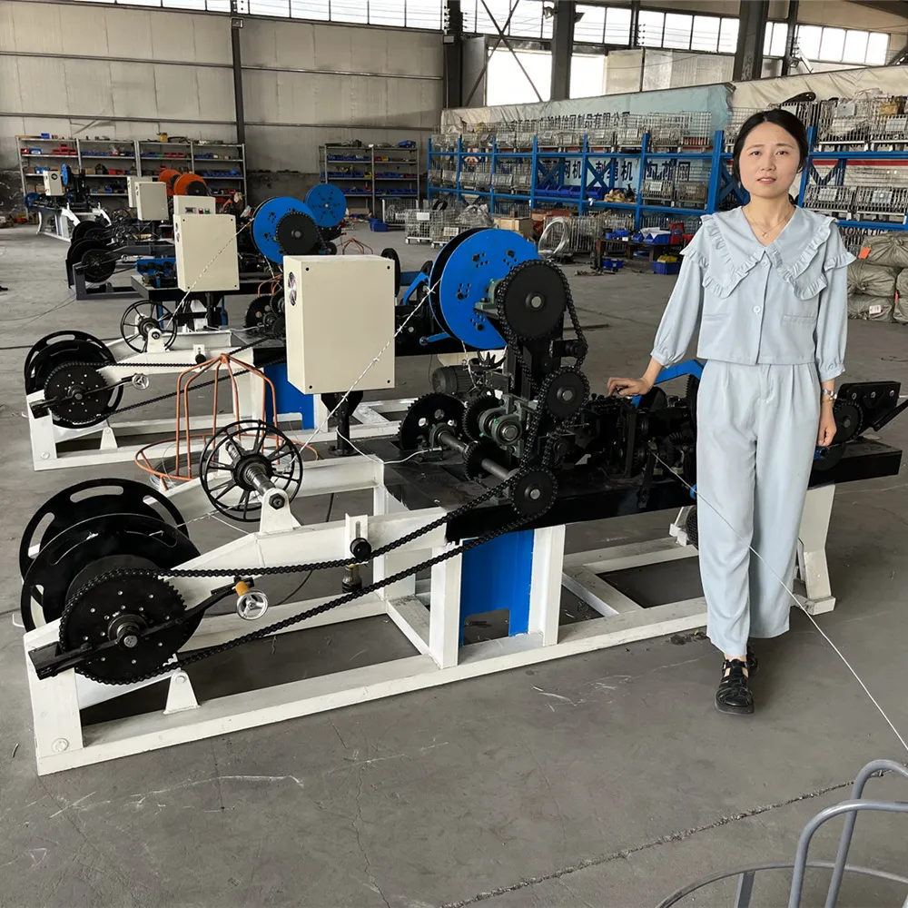 barbed wire making machine
