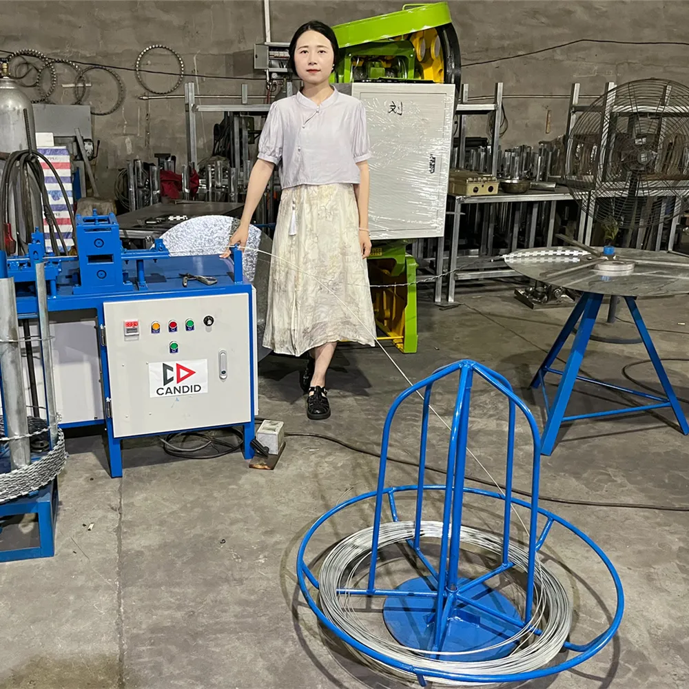 Razor barbed wire making machine