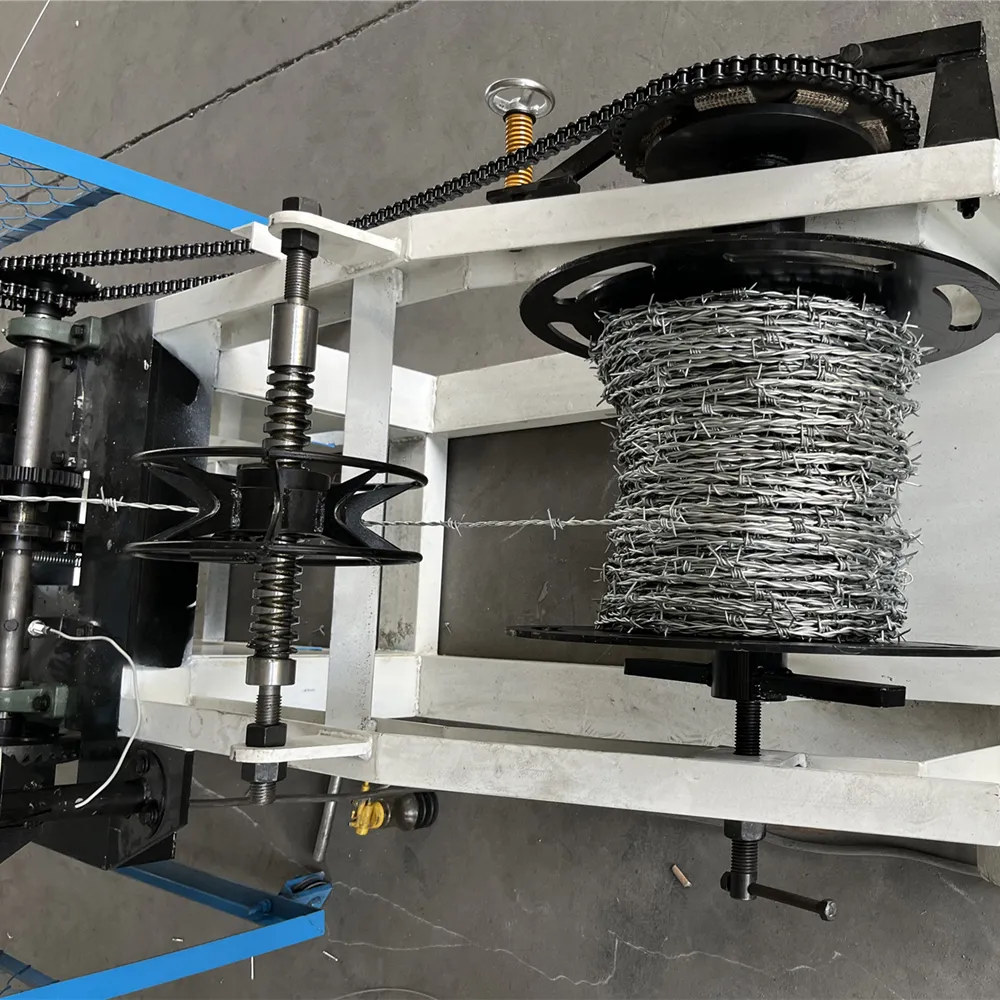barbed wire making machine